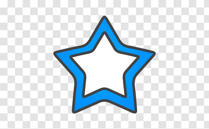 Black And White Clip Art - Star - Area Transparent PNG