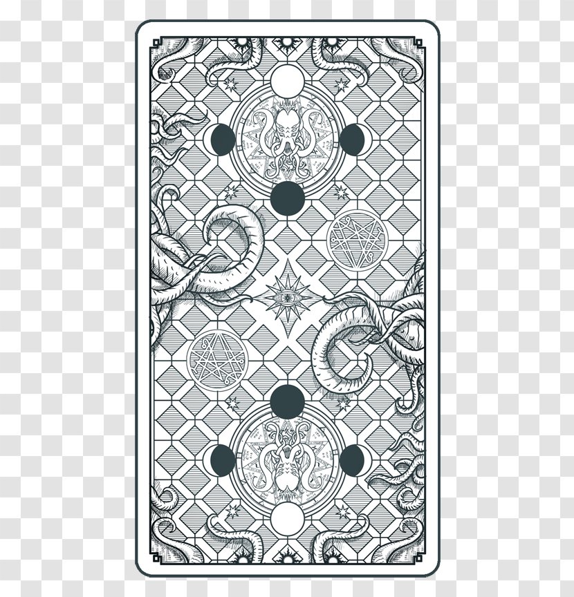 The Call Of Cthulhu French Tarot Playing Card Tarotology - Cartomancy - Area Transparent PNG