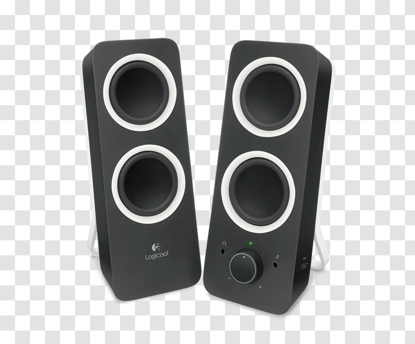 Logitech Z200 Computer Speakers Loudspeaker Stereophonic Sound - Box - Stereo Transparent PNG