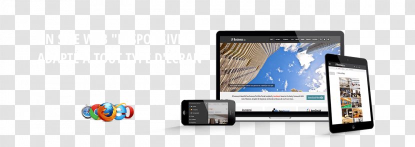 Smartphone Responsive Web Design Feature Phone - Multimedia - Internet Concept Transparent PNG
