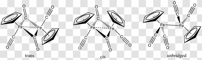Organoiron Chemistry Cyclopentadienyliron Dicarbonyl Dimer Iron Pentacarbonyl Cyclobutadieneiron Tricarbonyl - Black And White Transparent PNG
