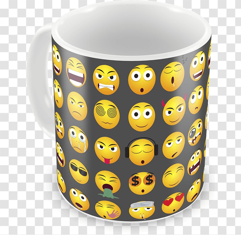 Emoticon Emoji Mug WhatsApp Porcelain - Whatsapp Transparent PNG