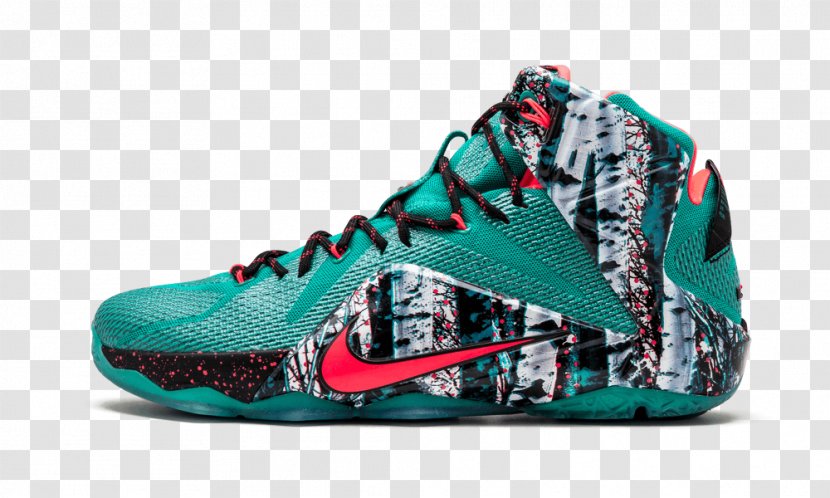 Sports Shoes Men's Nike Lebron 12 Xmas Akron Birch Basketball - Athletic Shoe - Emerald Green/Hyper Punch-dark EmeraldSynthetic10 LeBron 13 Low USANike Transparent PNG