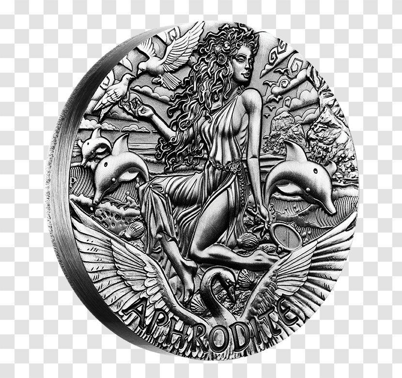 Mount Olympus Perth Mint Coin Goddess Aphrodite Transparent PNG