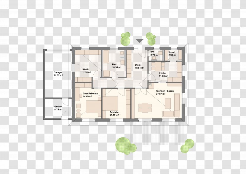 Floor Plan Property - Schematic - Design Transparent PNG