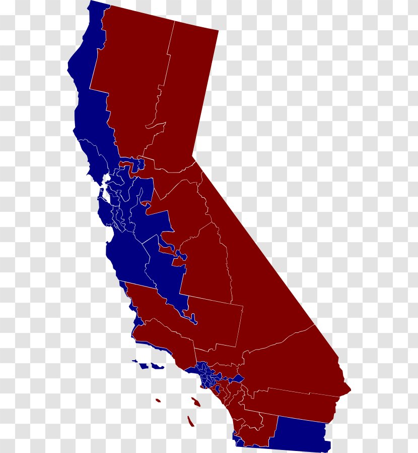 ERI Topographic Map California’s 45th Congressional District - California Transparent PNG
