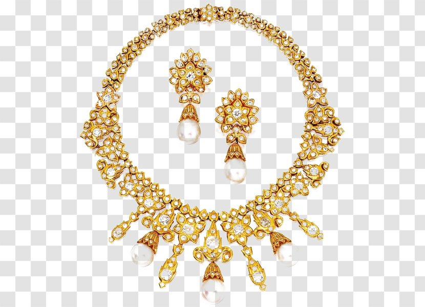 Pearl Necklace Jewellery Van Cleef & Arpels Diamond - Jewelry Sets Transparent PNG