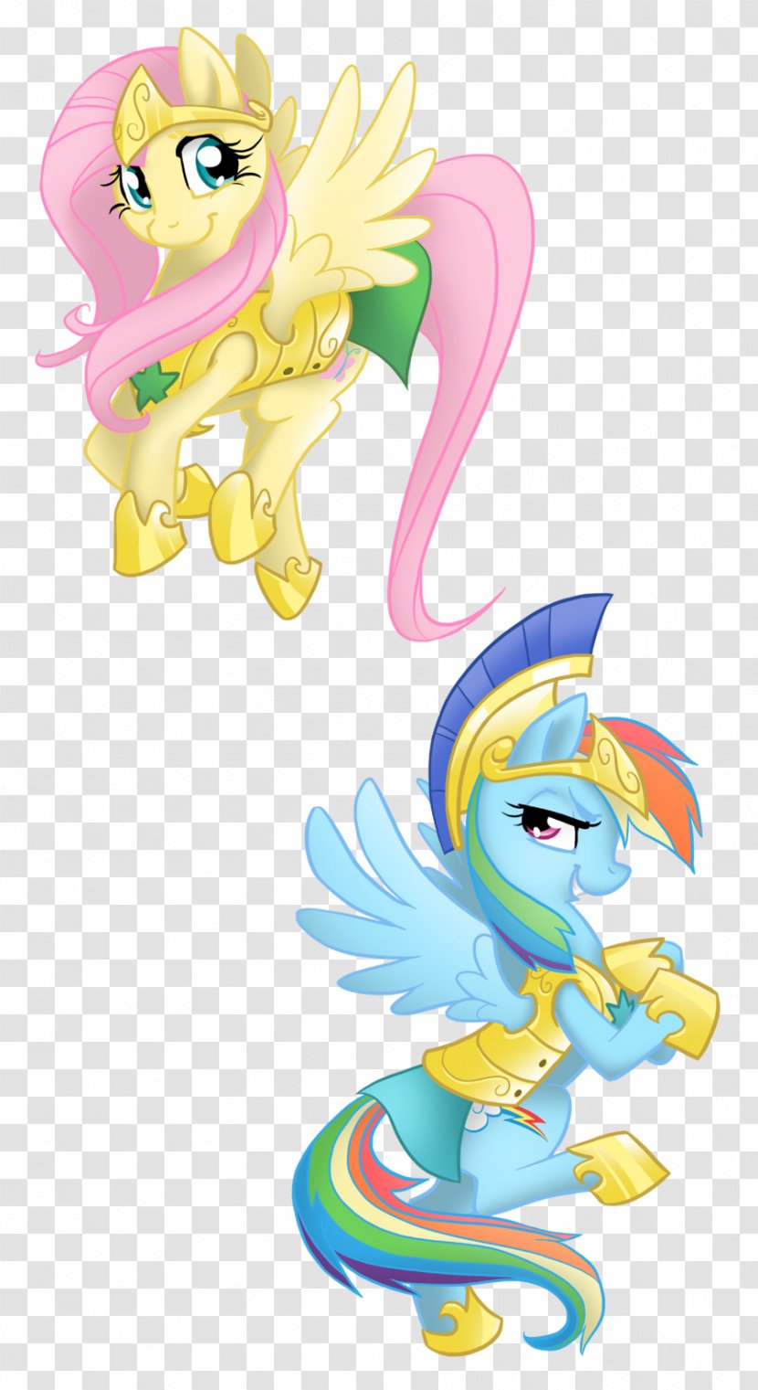 My Little Pony Fluttershy Rainbow Dash Horse - Mythical Creature Transparent PNG