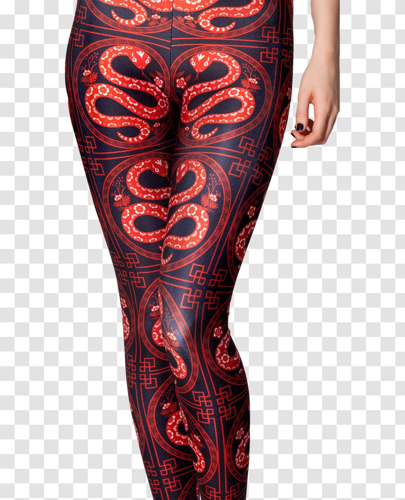 Visual Arts Leggings - Year Of The Snake Transparent PNG