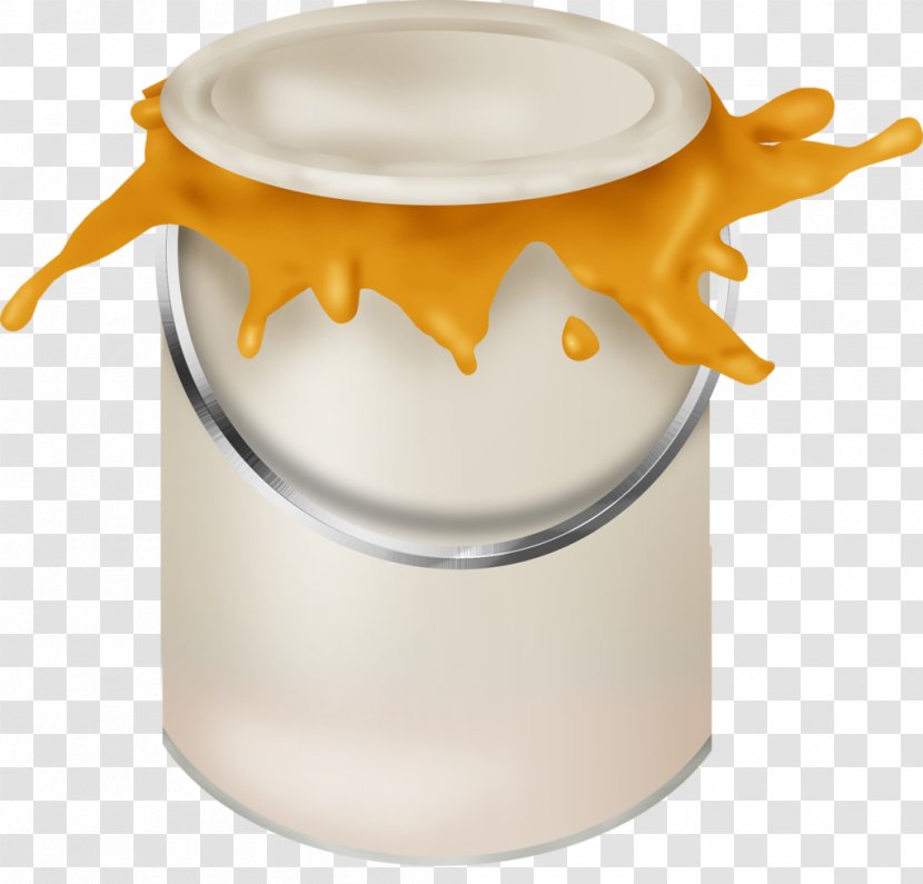 Paint Pigment Clip Art - Cup - Hand-painted Bucket Transparent PNG