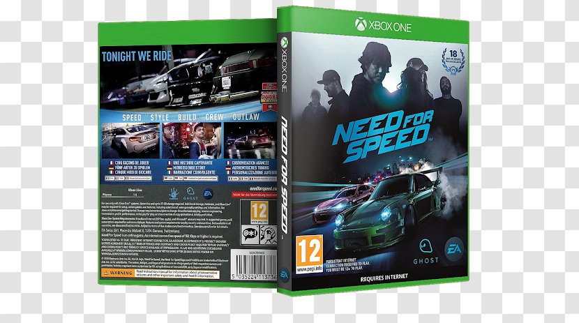 Need For Speed Payback Rivals Speed: Most Wanted Xbox 360 - One Transparent PNG