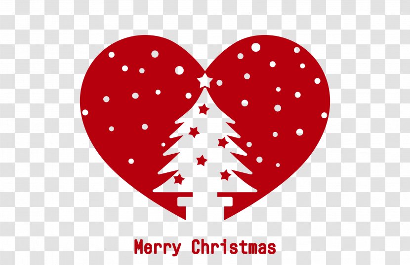 Merry Christmas - Tree - Heart With Tree.Others Transparent PNG