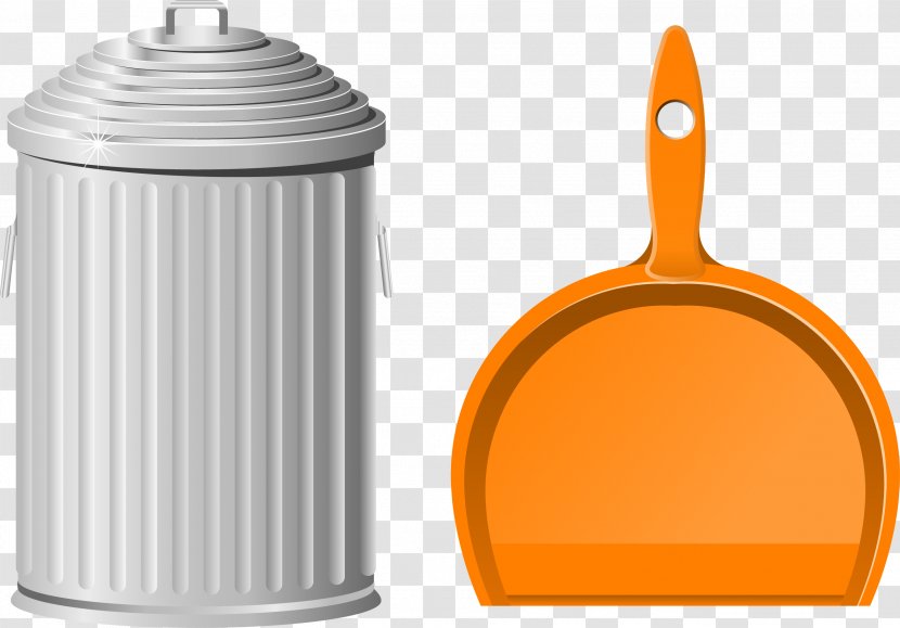 Waste Container Paper Recycling - Bucket - Vector Hand Painted Trash Can Transparent PNG