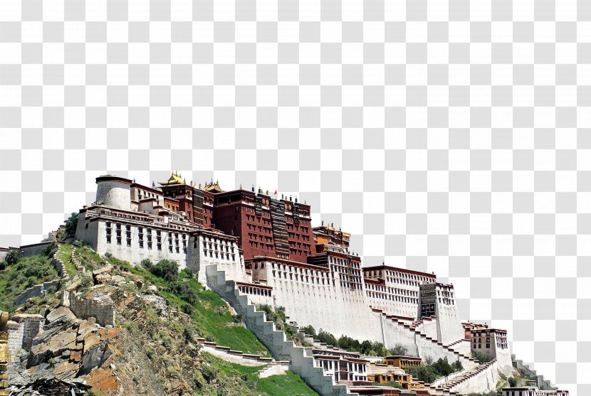 Potala Palace Jokhang Drepung Monastery Namtso Barkhor - Sky - Sign Transparent PNG