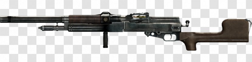 Battlefield 1 Hotchkiss M1909 Benét–Mercié Machine Gun Barrel Light Weapon - Mp 18 Transparent PNG