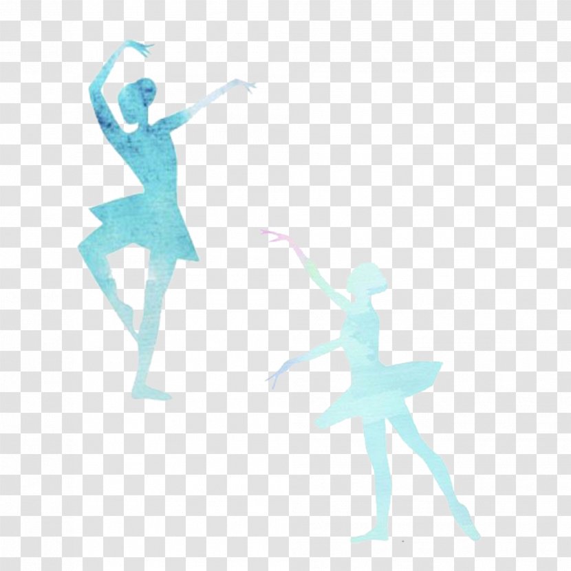 Ballet Dancer Balerin Heart Hand Painted Watercolor Elegant Dance Transparent Png