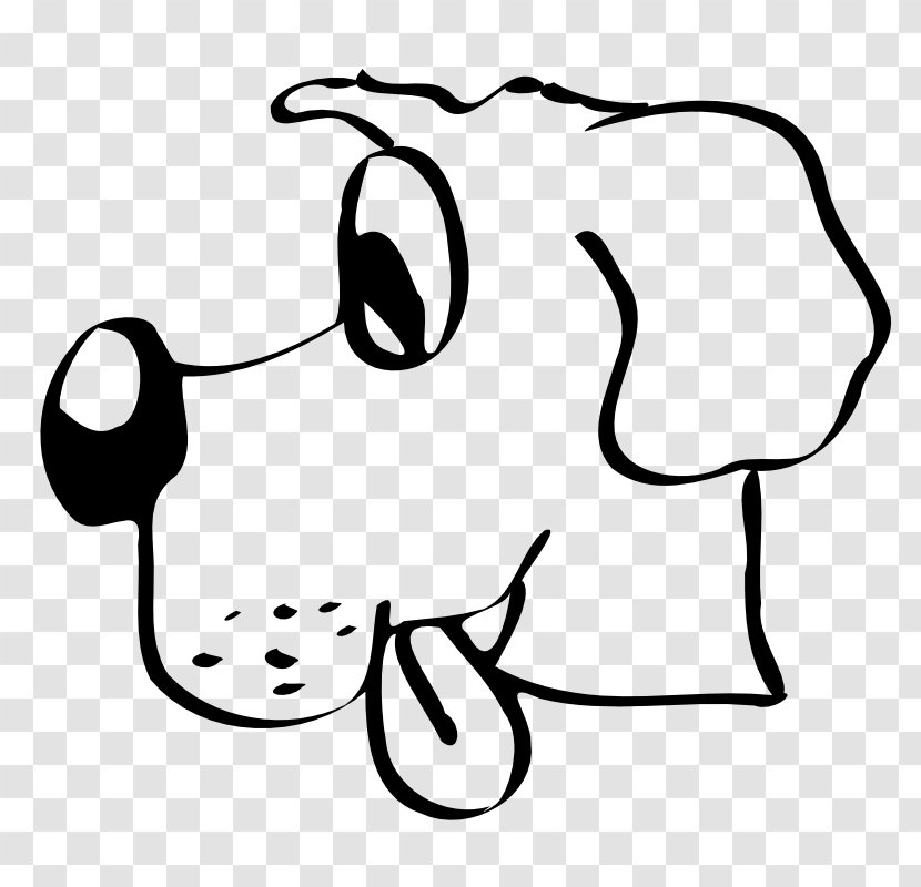 Bull Terrier Dalmatian Dog Puppy Clip Art - Monochrome Photography - Outline Of A Transparent PNG