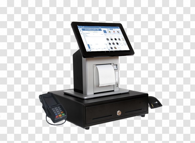 Point Of Sale Sales Business Payment Cash Register - Machine Transparent PNG