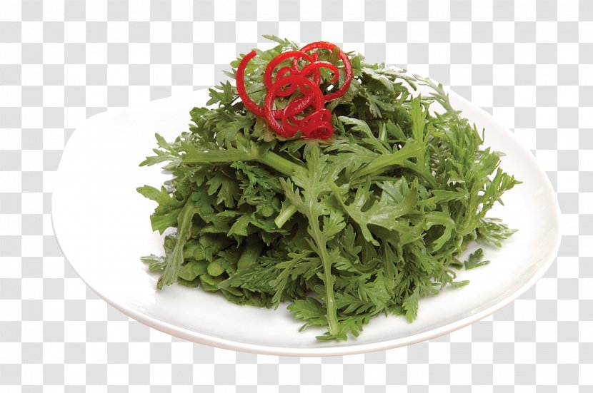 Glebionis Coronaria Leaf Vegetable Recipe - Chrysanthemum - Salad TongHao Transparent PNG