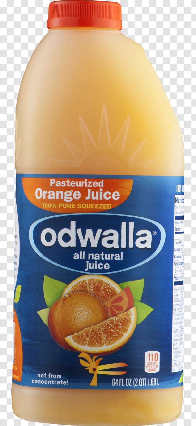Orange Drink Juice Smoothie Odwalla - Sorghum Flour Nutrition Transparent PNG