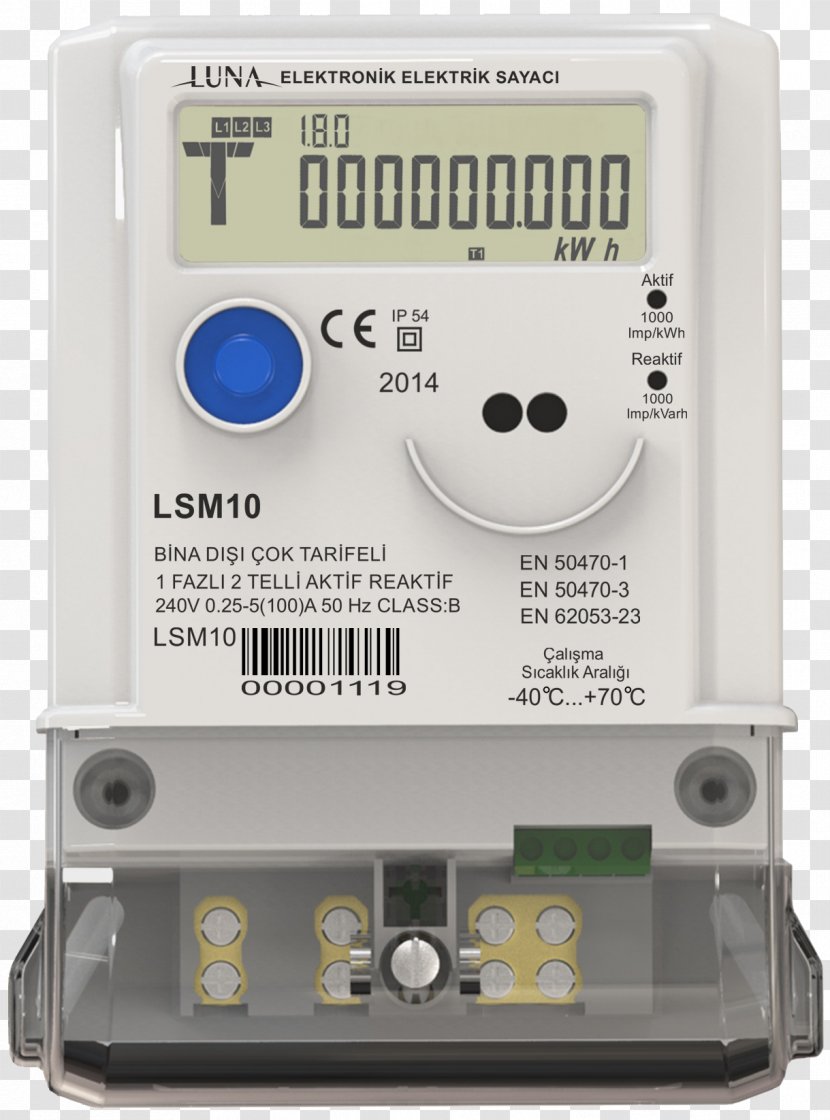 Electronics Electricity Meter Sayaç Water Metering - Smart Grid - ELEKTRIK Transparent PNG