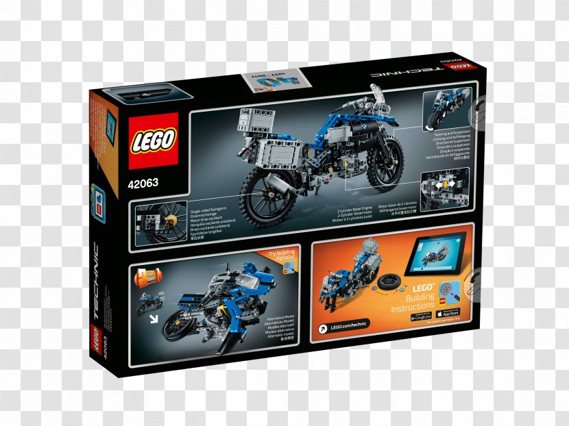 BMW R1200GS Lego Technic Motorrad - Bmw R 1200 Gs Adventure K255 Transparent PNG