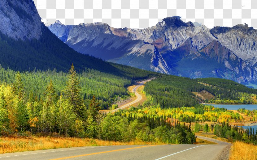 Natural Landscape Nature Photography Wallpaper - Mountain Range - Alberta, Canada Thirteen Transparent PNG