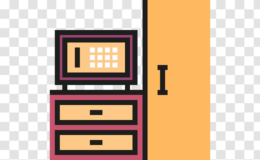 Icon - Yellow - Cupboard Transparent PNG
