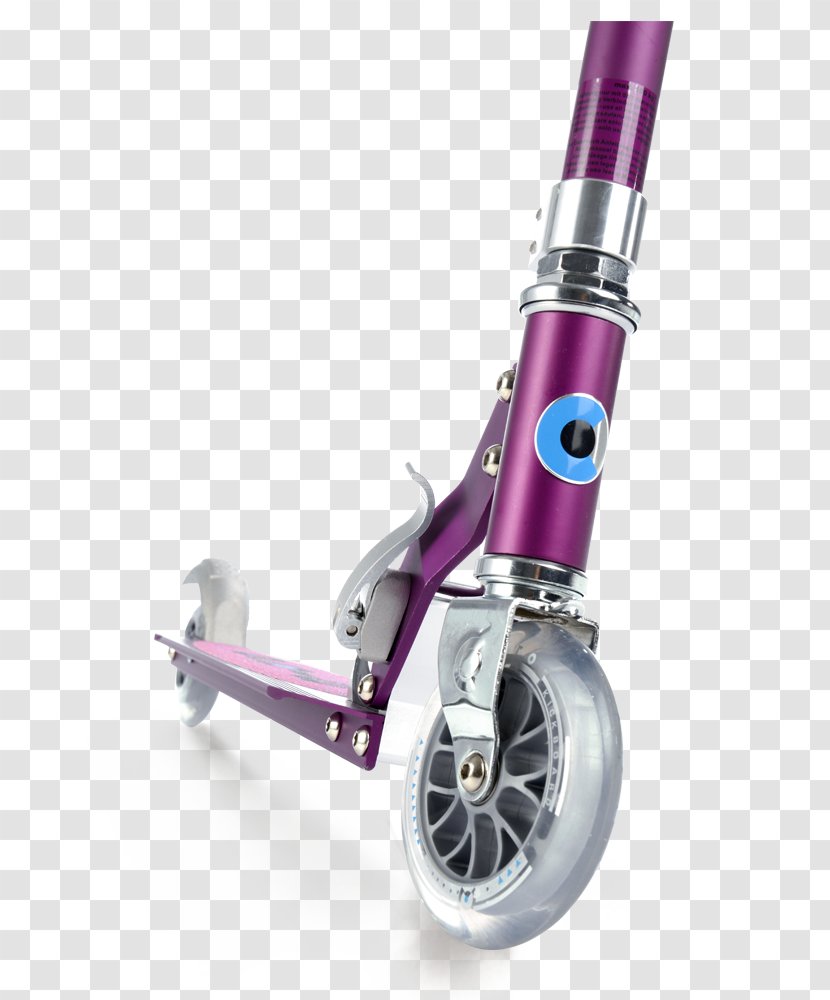 Sprite Kick Scooter Amazon.com Micro Mobility Systems - Wheel - Purple Stripes Transparent PNG