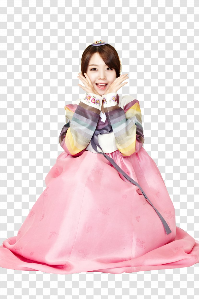 Bang Minah South Korea Girl's Day Female - Hanbok - Kpop Transparent PNG