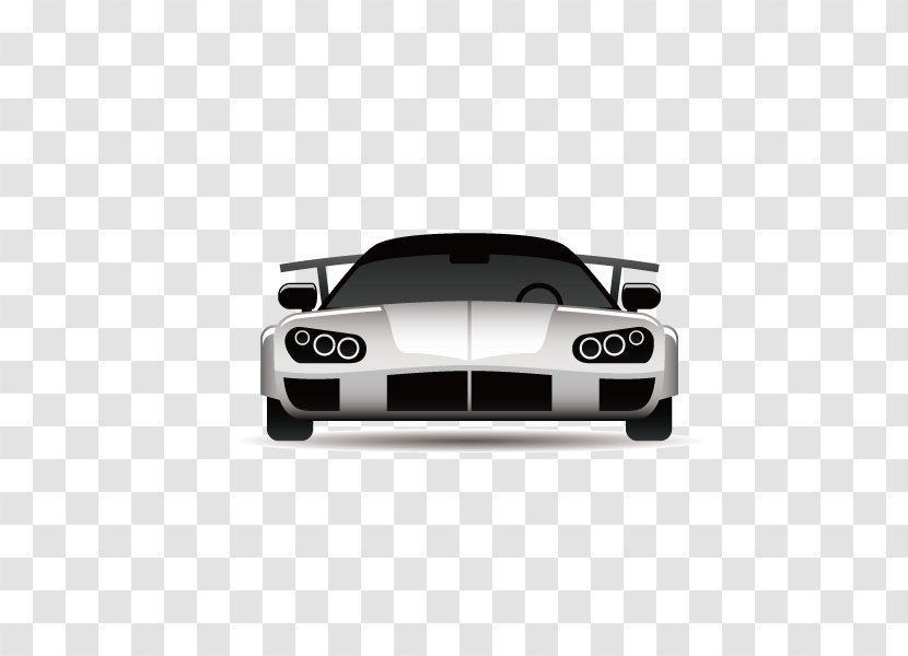 Sports Car Vehicle Transport - Black And White - Car,Sports Car,Black Transparent PNG