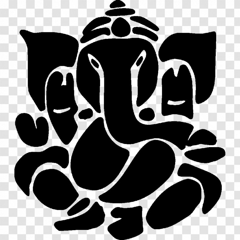 Ganesha Ganesh Chaturthi Hinduism Wall Decal Sticker - Tattoo Transparent PNG