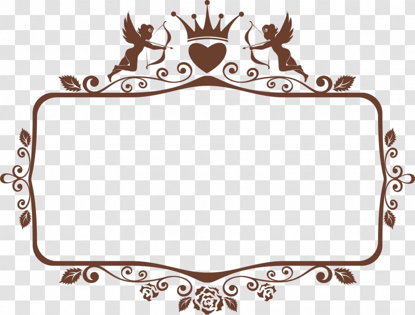 Recreation Brown Area Pattern - Clip Art - Crown Frame Transparent PNG