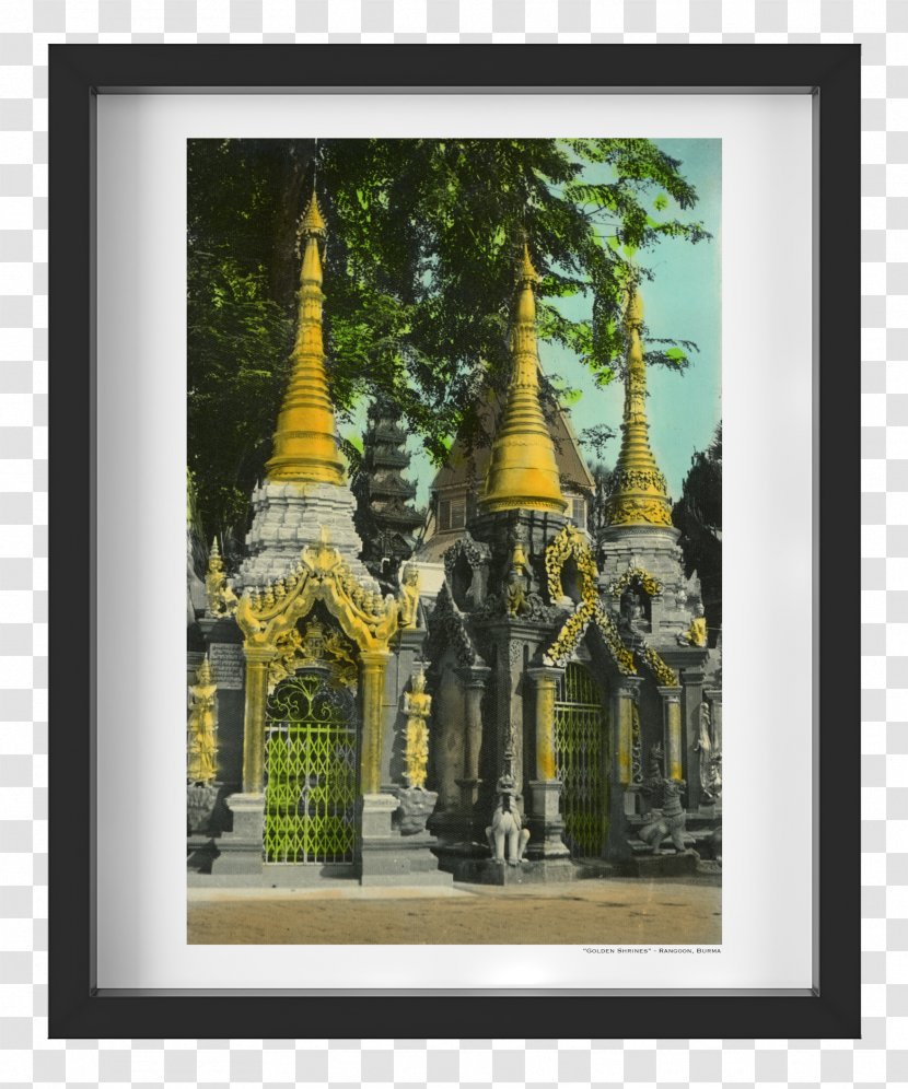 Painting Fine Art Printmaking Shwedagon Pagoda - Tree Transparent PNG