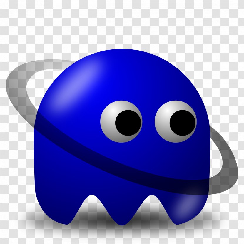 Pac-Man 2: The New Adventures Asteroids Arcade Game Video - Blue - Hand-drawn Clipart Transparent PNG