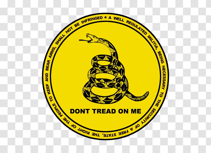 American Revolutionary War Gadsden Flag Of The United States - Yellow - Dont Tread On Me Transparent PNG