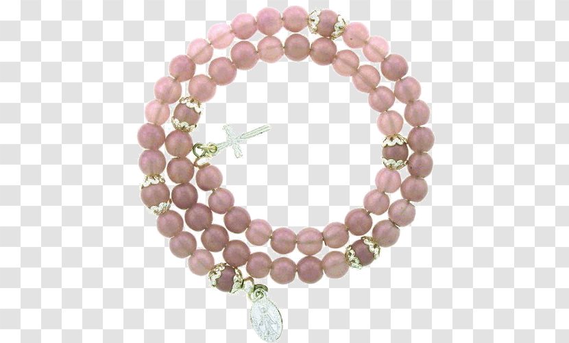 Bead GittiGidiyor Bracelet Necklace Gemstone - Body Jewelry - Pink Transparent PNG