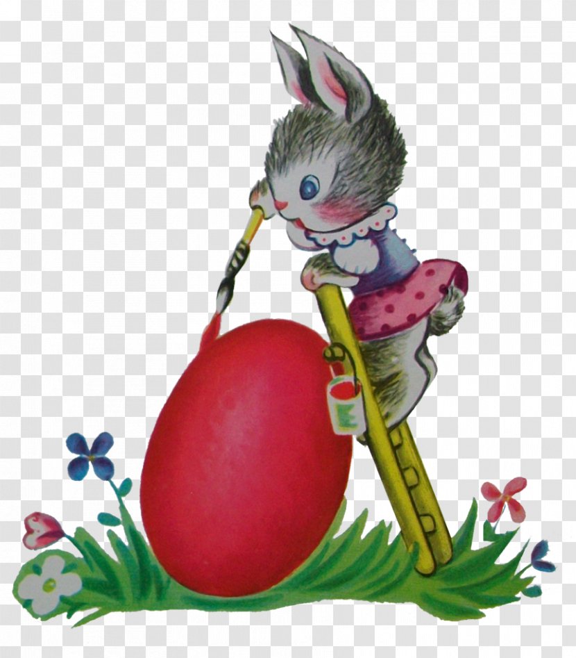 Easter Bunny Egg Figurine Animal - Tube Transparent PNG