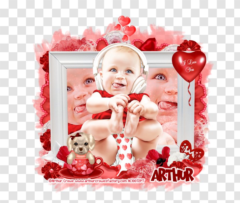 Infant Photomontage Picture Frames Valentine's Day Toddler - Happiness Transparent PNG