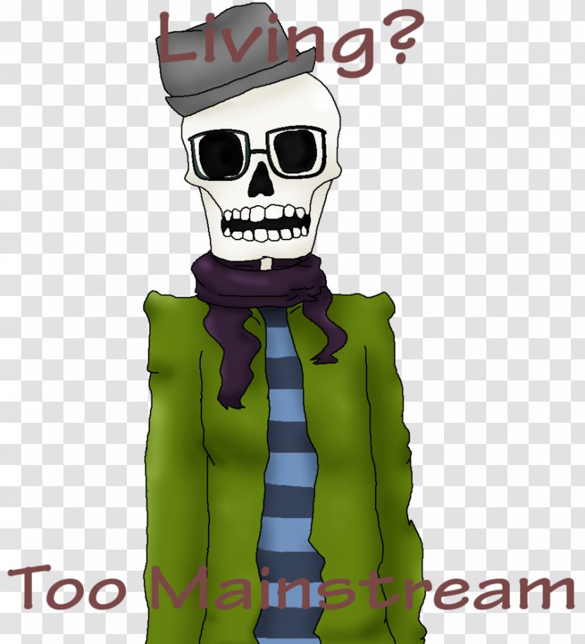 Figurine Character Fiction - Hipster Skull Transparent PNG