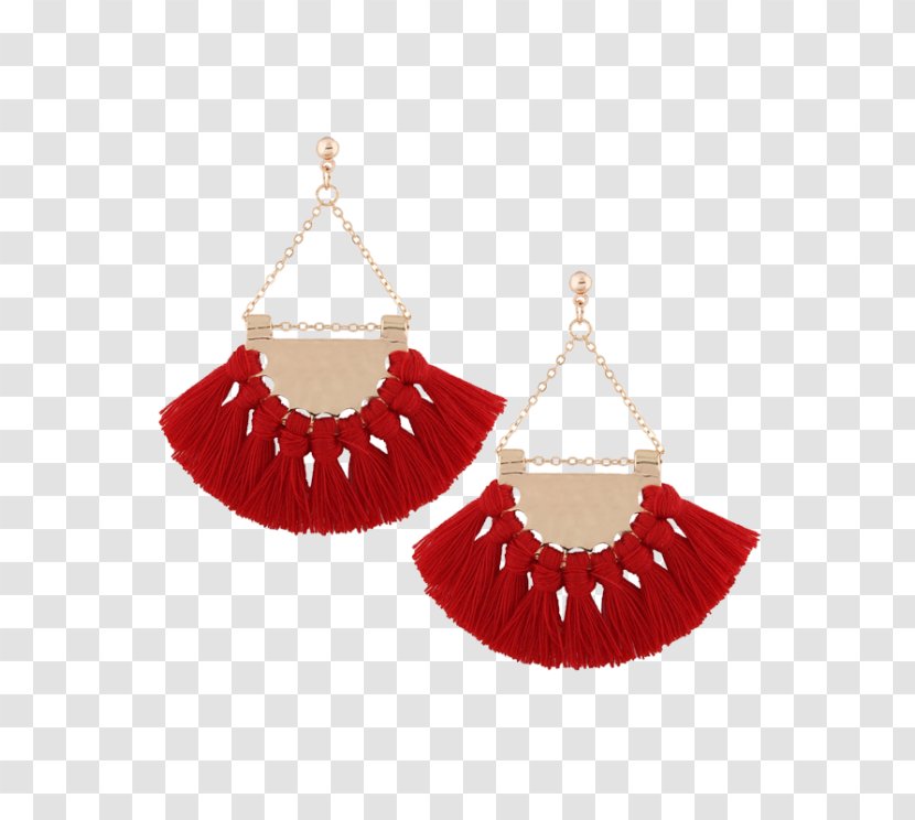 Earring Tassel Fringe Fashion Boho-chic - Bead - Jewellery Transparent PNG