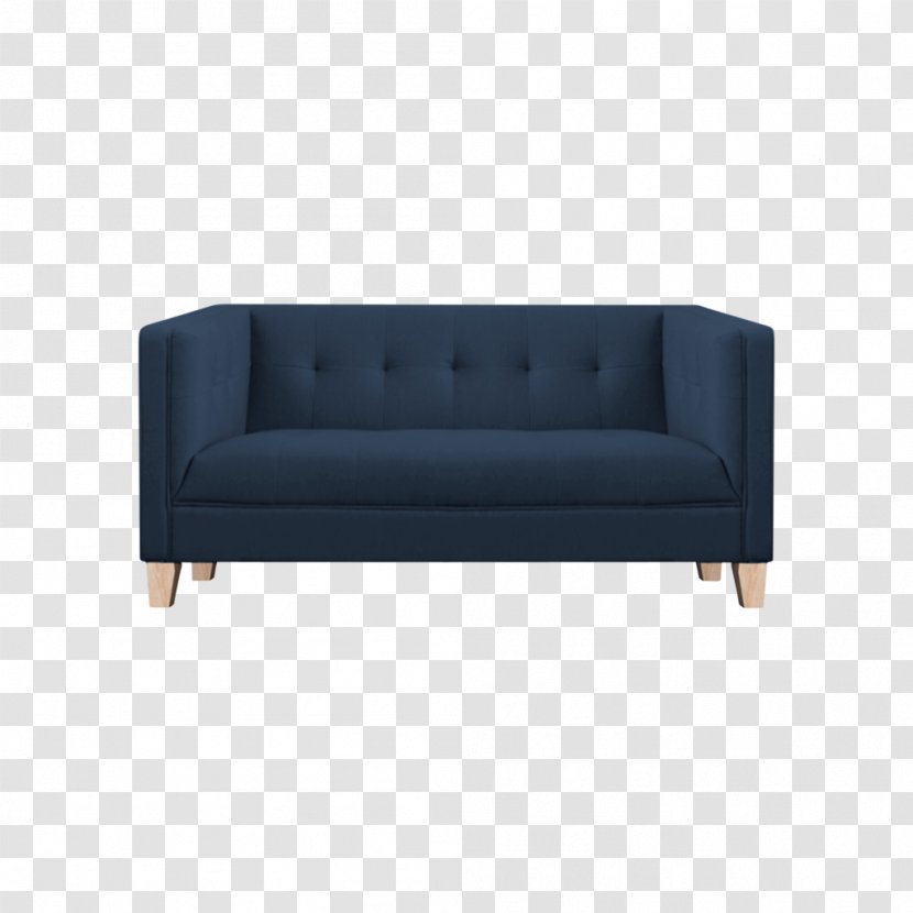 Loveseat Sofa Bed Couch Cobalt Blue - Chair Transparent PNG