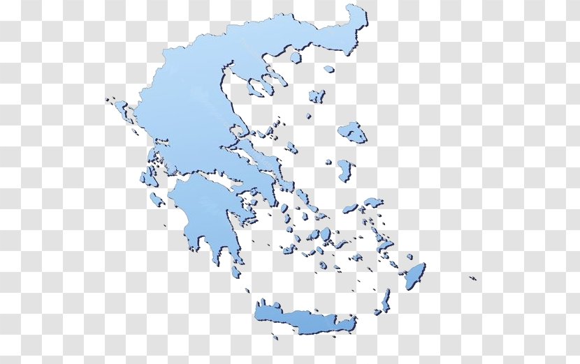 Greece Silhouette Vector Map - Royaltyfree Transparent PNG