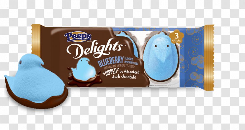 Fudge Marshmallow Creme Chocolate Brownie Peeps Just Born - Dairy Product Transparent PNG