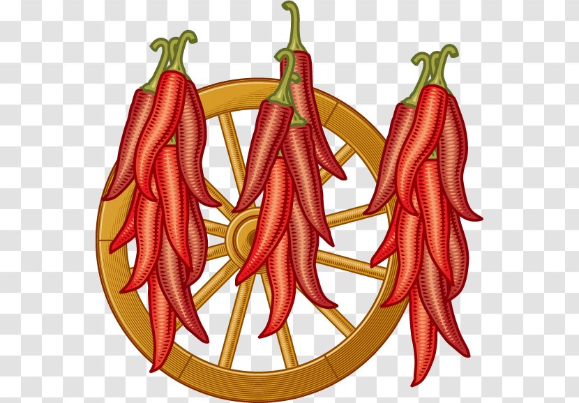 Birds Eye Chili Serrano Pepper Chile De Xe1rbol Tabasco Cayenne - Peperoncino - Vector Red Harvest Transparent PNG
