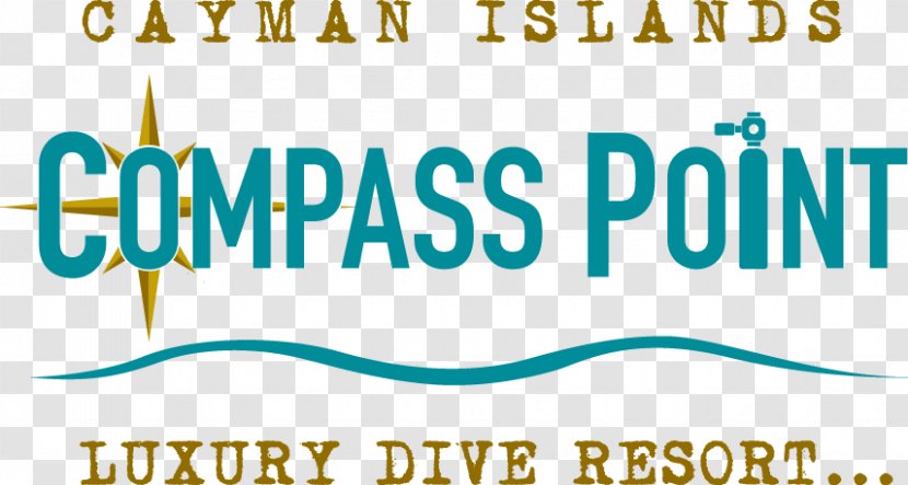 Logo Brand Compass Point Dive Resort Font - Bus Waiting Room Transparent PNG