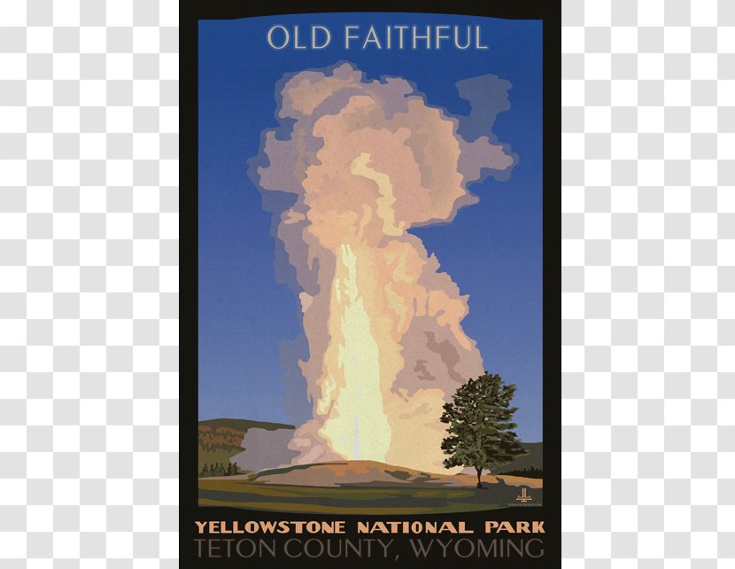 Stock Photography Poster Sky Plc - Yellowstone National Park Transparent PNG