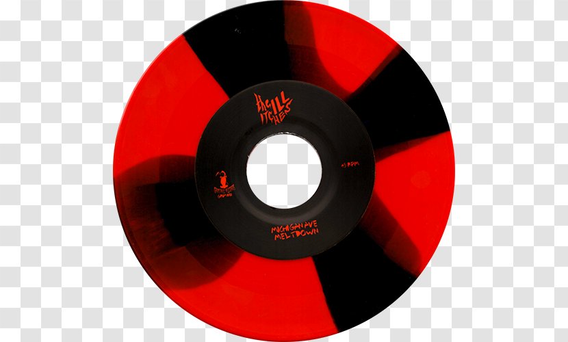 Phonograph Record Wheel - Red - Design Transparent PNG