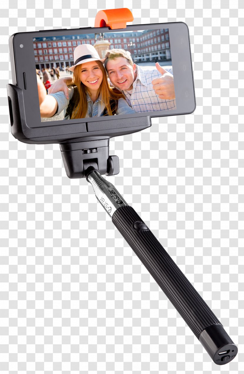 Selfie Stick Mobile Phones Tripod Bluetooth Transparent PNG