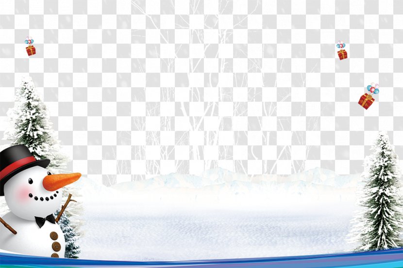 Snowman Christmas - Poster - Snow Transparent PNG